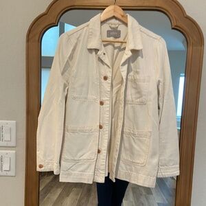 Everlane The Denim Chore Jacket - White - Size M